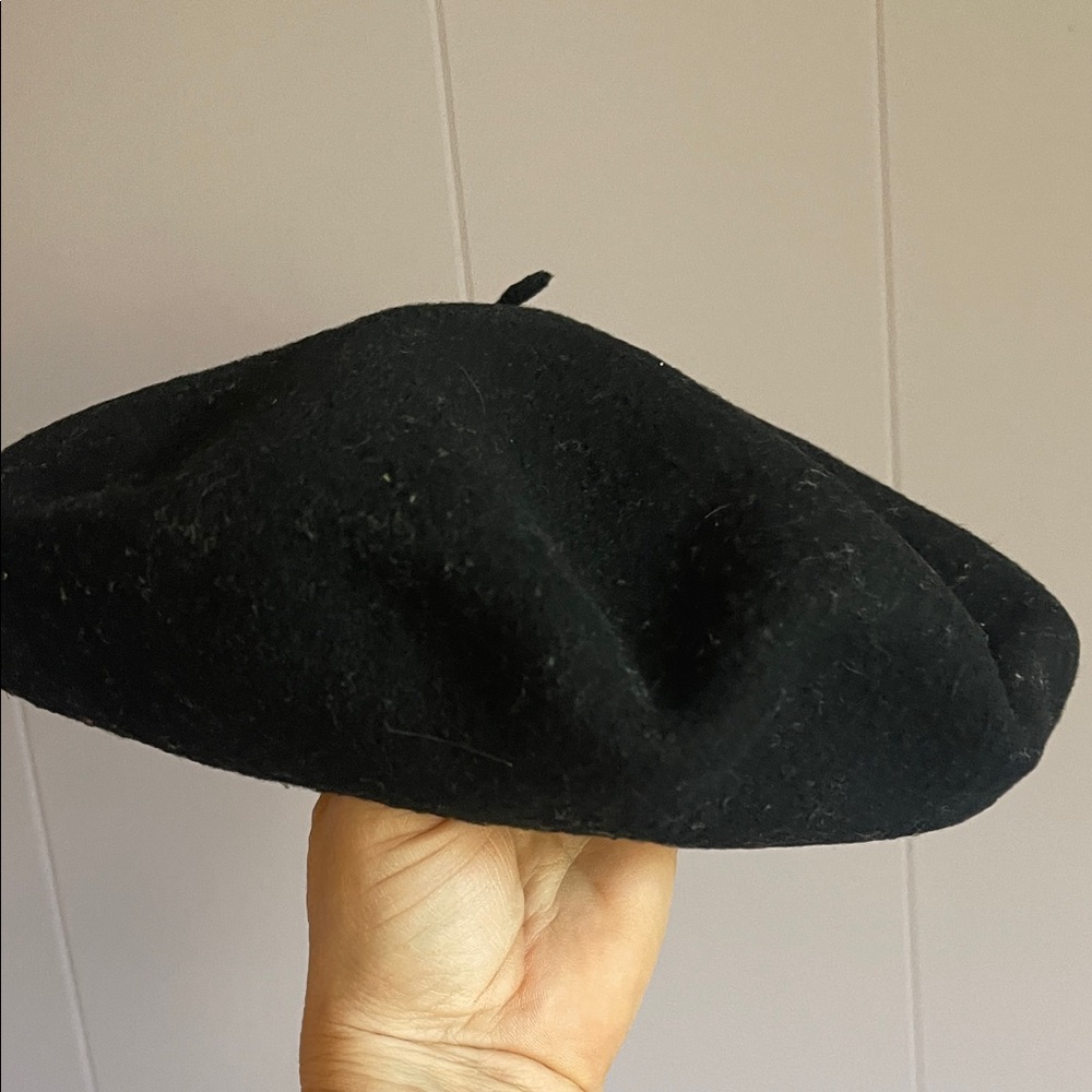 Stetson Black Wool Felt Hat - Classic Logo Lined